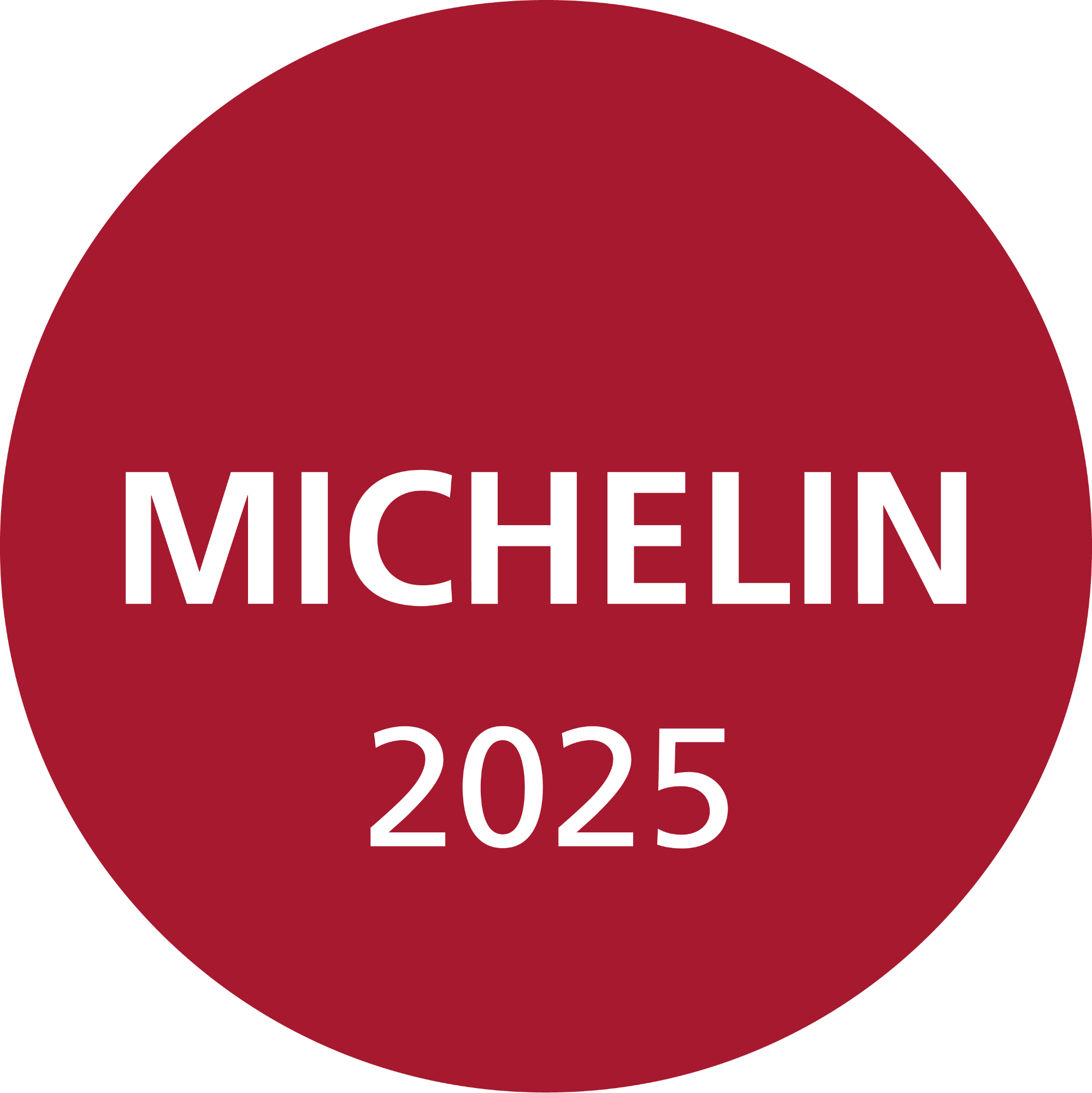 MICHELIN Guide 2025 badge